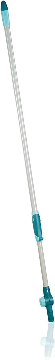 Leifheit Click System Handle 190 cm With Head Swivel, Mop Handle Adjusts And Extends To 190 cm, Telescopic Pole To Extend Reach Of Squeegee, Duster Or Mop Head