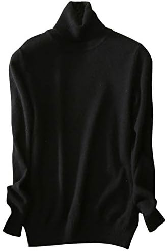 Womens' Cashmere Turtleneck Knit Sweater