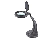 Velleman VTLAMP11BU Desk Lamp With Magnifying Glass - 5 Diopter - 12W - Black