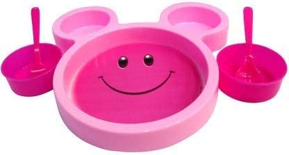 Party-Hut Child Tableware Baby Kids Cartoon Feeding Dishes Food Fruit Plate Dinning Bowl Children Dinner Plate (Pack of 1)