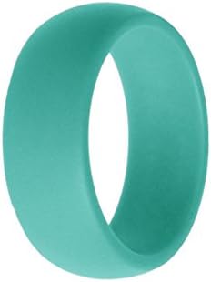 TTZONE Silicone Wedding Ring For Men Woman By Affordable Silicone Rubber Wedding Bands, 5 Pack, 1 Pack & Singles,8mm Silicone Wedding Ring,Christmas Gift