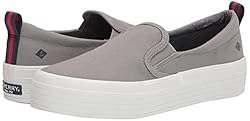 Sperry womens Crest Sneaker, Grey, 9.5 US