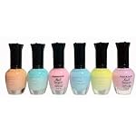 Kleancolor Nail Lacquers 6 Color - *NEW* Pastel Spring Collection