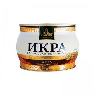 Kaviar – Zarendom Keta Lachskaviar Premium 250 g Dose – roter Kaviar – caviar – икра