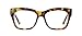 Peepers Women's Shine On - Blue Light Filtering Reading Glasses 2543250 Square Reading Glasses, Tortoise, 2.5