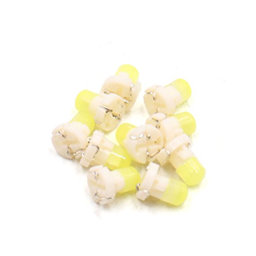 uxcell 10Pcs 12V T3 White LED Dashboard Panel Gauge Light Lamp Bulb for Car Interior
