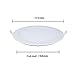 Lemonbest Dimmable 12W Led Panel Light Round Recessed Ceiling Downlight with led driver, Warm White