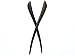 Myhsmooth Zz-bs-bt 2 Count Hair Sticks Natural Black Sandalwood Handmade Carved Hair Clip Shawl Hair Pins Pack of 2 Pcs