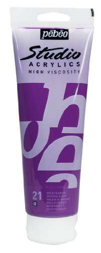 Studio Acrylics High Viscosity, Fine Acrylic, 250 ml - Oriental Violet