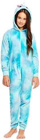 Girls Pajamas | Plush Zippered Kids Onesie Blanket Sleeper