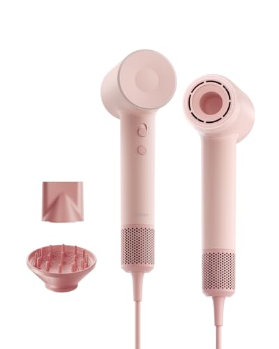 Laifen Hair Dryer SE 2, 200 Million Negative Ionic Blow Dryer with Child Mode and 108,000 RPM Brushless Motor, 1400W Powerful Fast Drying High-Speed Low Noise Hairdryer with Magnetic Attachments, HD130