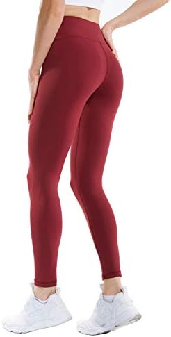 ANBENEED Gym Workout Leggings Yoga Pants for Women Non See Through Active Fitness Running Leggings with Pockets
