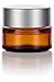 (6 pack) 5 ml 1/6 oz Amber Glass Balm Jars with Silver Matte Smooth Lids