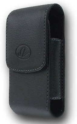 Premium Vertical Leather Pouch Case with Belt Clip for Samsung Convoy 2 II Two SCH-U660
