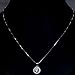 UMODE Jewelry 0.75 Ct Round Clear Cubic Zirconia CZ Halo Pendant Necklace 18