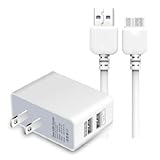 Samsung Galaxy S5 Charger, NOOT PRODUCTS 2 Port 10W USB Wall Charger with 3 Feet Micro USB 3.0 Charging Cable for Samsung Galaxy S5, Galaxy Note 3, Tab Pro, Note Pro