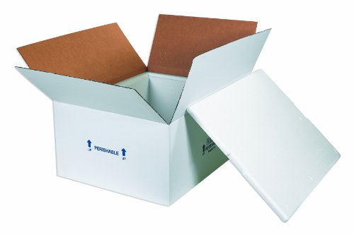 Aviditi 271C Insulated Shipping Kits, 26" Length x 19 3/4" Width x 10 1/2" Height, White (Case of 1)