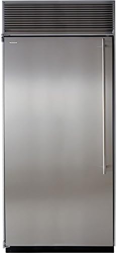 Marvel Professional Full Size 36" Stainless Steel M36ARWSR / M36AFWSL Built-In All Refrigerator / Freezer Set