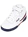 Fila Boys' F-13 Hi-Top Sneakers - White/Navy/red, 13 Youth