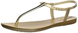 Ipanema Women's Bandeau Flat Sandal, Gold, 9 M US