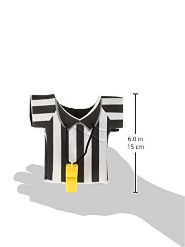 Amscan (399664) Football Frenzy Birthday Referee Foam Drink Kozy with Plastic Whistle Childrens Party Tableware , 12 Pieces - Thumbnail 2