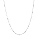 Women's Sterling Silver Double Side Cubic Zirconia CZ By The Yard Station (Silver 24