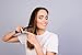HYOUJIN616 Black Carbon Detangling Hair Brush, Paddle Hair Comb, Care Handgrip Comb-Best Styling Comb for Long, Wet or Curly Hair-Improve Blood Circulation, Reduce Hair Loss and Dandruff…