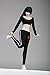 1/6 Female Sportswear Suit for Large Medium Bust Phicen Hottoy Female Body (Black)
