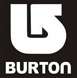 Burton 7x6 Decal/Sticker snowboarding, White
