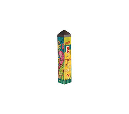 StudiÐ¾ M Outdoor Garden Backyard DÃ©cor Heart of The Family Pole