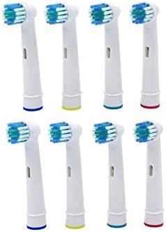 Bohm-Oral B Braun Compatible Best Electronic Replacement Toothbrush Heads Removes Plaque and Decreases Gingivitis 8 Pack