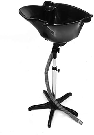 Hairdresser Shampoo Basin,Wash Hair Washing Sink Hairdresser Shampoo Basin Portable Salon Barber Adjustable Height Portable Shampoo Sink