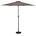 Giantex 10ft Outdoor Patio Umbrella, Market Table umbrella w/Tilt Adjustment and Crank, 180G Polyester, Garden Canopy for Deck Backyard Pool Indoor Outdoor