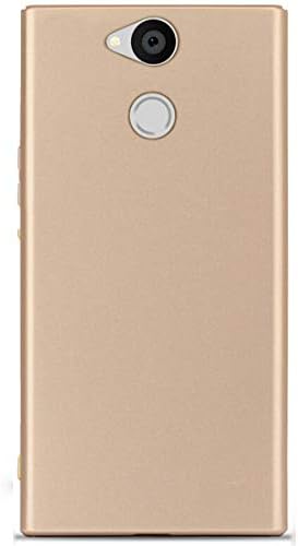 Sony Xperia XA2 Case,TIANQIN Ultra Slim Protective Cover Lightweight PC Hard Shell Anti-Scratch Bumper Simple Stylish Cover for Sony Xperia XA2 (Gold)