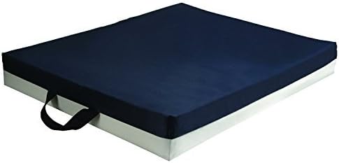 Gel Wheelchair Cushion with Nylon Cover Provides Firm Seating, Relieves Pressure &amp; Ulcers, Comfort Contouring Cushion ensures Posture, is Removable &amp; Waterproof (18" x 16" x 3")