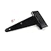 TamBee T-Strap Light Duty Hinge Gate Strap Hinge Door Barn Gates Hinges Black Wrought Hardware Iron Rustproof 6PCS (6inch)