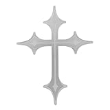 Bully TT-090 Stainless Steel Cross Emblem with Dual Layer 3D Design