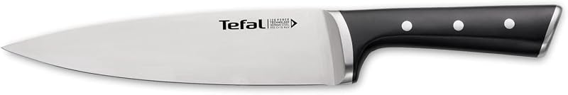 Ice Force - Faca do Chef 20 cm | Aço inoxidável alemão, tecnologia de força de gelo -120°C, lâmina resistente à corrosão, cabo rebitado, corte preciso, seguro e durável