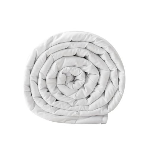 Good Nite Copriletto estivo, 155 x 220 cm, estivo, leggero, in microfibra, per l'estate, bianco (155 x 220 cm)