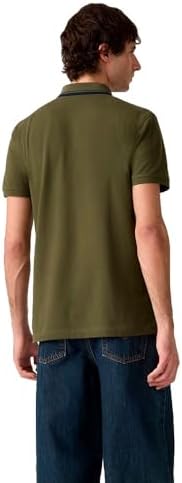 Levis Hm Polo Listra de Ponta em Madeira Azeitona