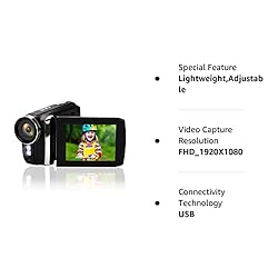 Heegomn Video Camera Camcorder HD 2.7K 36MP Video