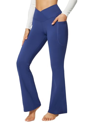 BALEAF Women's Yoga Pants with Pockets High Waisted