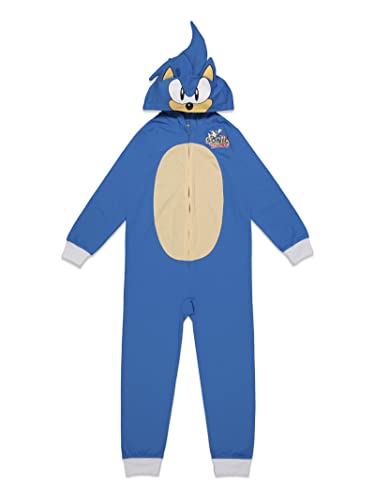 SEGA Sonic the Hedgehog Zip Up Coverall Toddler to Big Kid Sizes (2T - 14-16)