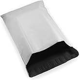5 EcoSwift 12 x 16 White Large Poly Mailer Size #5 Self Sealing Envelopes Plastic Shipping Mailing Bags 12x16 1.7 mil