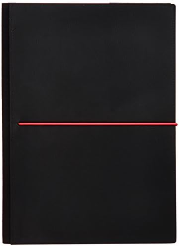 COLOR CHART Travelers Cover Notebook B5 (Black Grain/Neon Yellow Band)