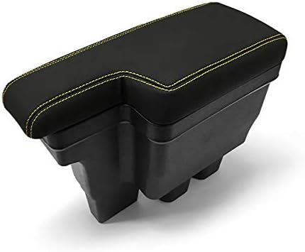 Amazon ジムニー Jb64 Jb74 アームレスト センターコンソール コンソールボックス Box 後付け イエローステッチ 外付コンソールボックス 車 バイク