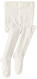 Jefferies Socks Little Girls'  Seamless Organic Cotton Tights, Ivory, 2-4 Years