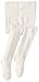 Jefferies Socks Girls 2-6x Seamless Organic Cotton Tights, Ivory, 4-6 Years