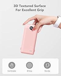 VRURC Portable Charger with Built-in Cables and AC