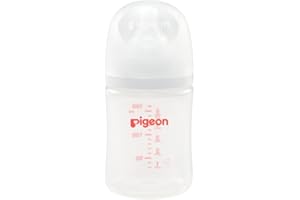 PIGEON SofTouch | Biberón Recién Nacido 0+ Meses | Simula Lactancia Materna | Tecnología Japonesa | Reduce Cólicos | Tetina SS | 160 ml | Color Blanco.